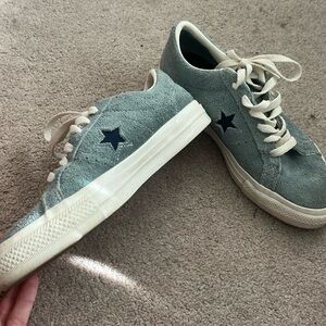 Blue converse